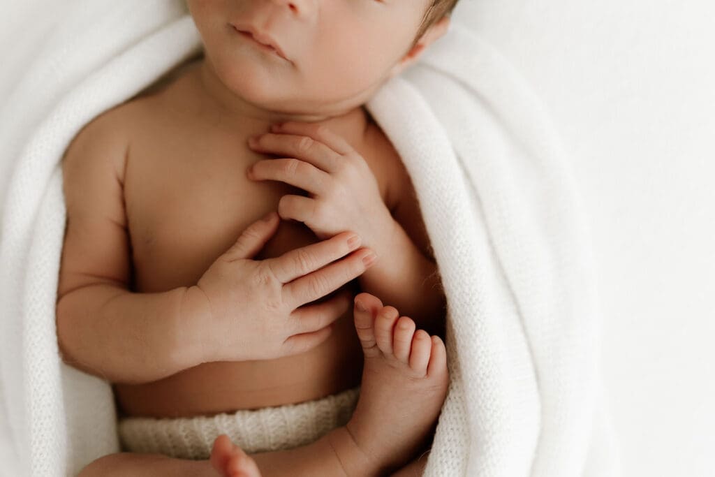 wisconsin newborn studio session